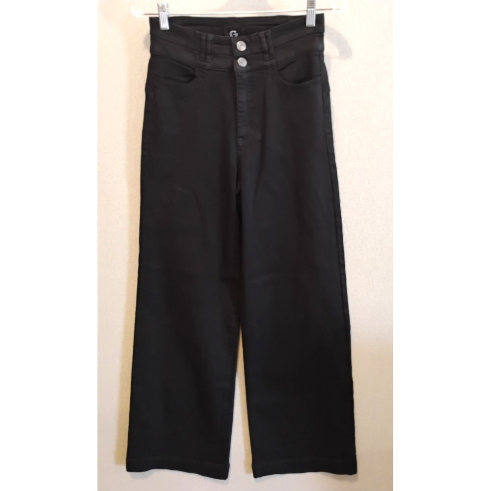 G by Giuliana The Wide Leg Jeans Size 6 Black
